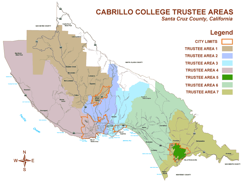 Cabrillo trustee areas