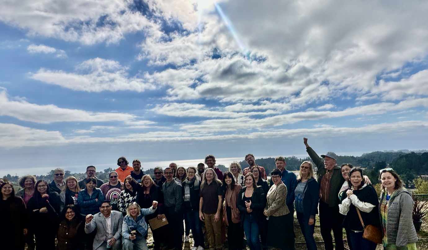 CCFT members standing in front of an ocean view (Jan 2025)