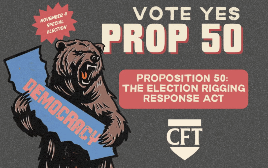 Yes on Prop 50!