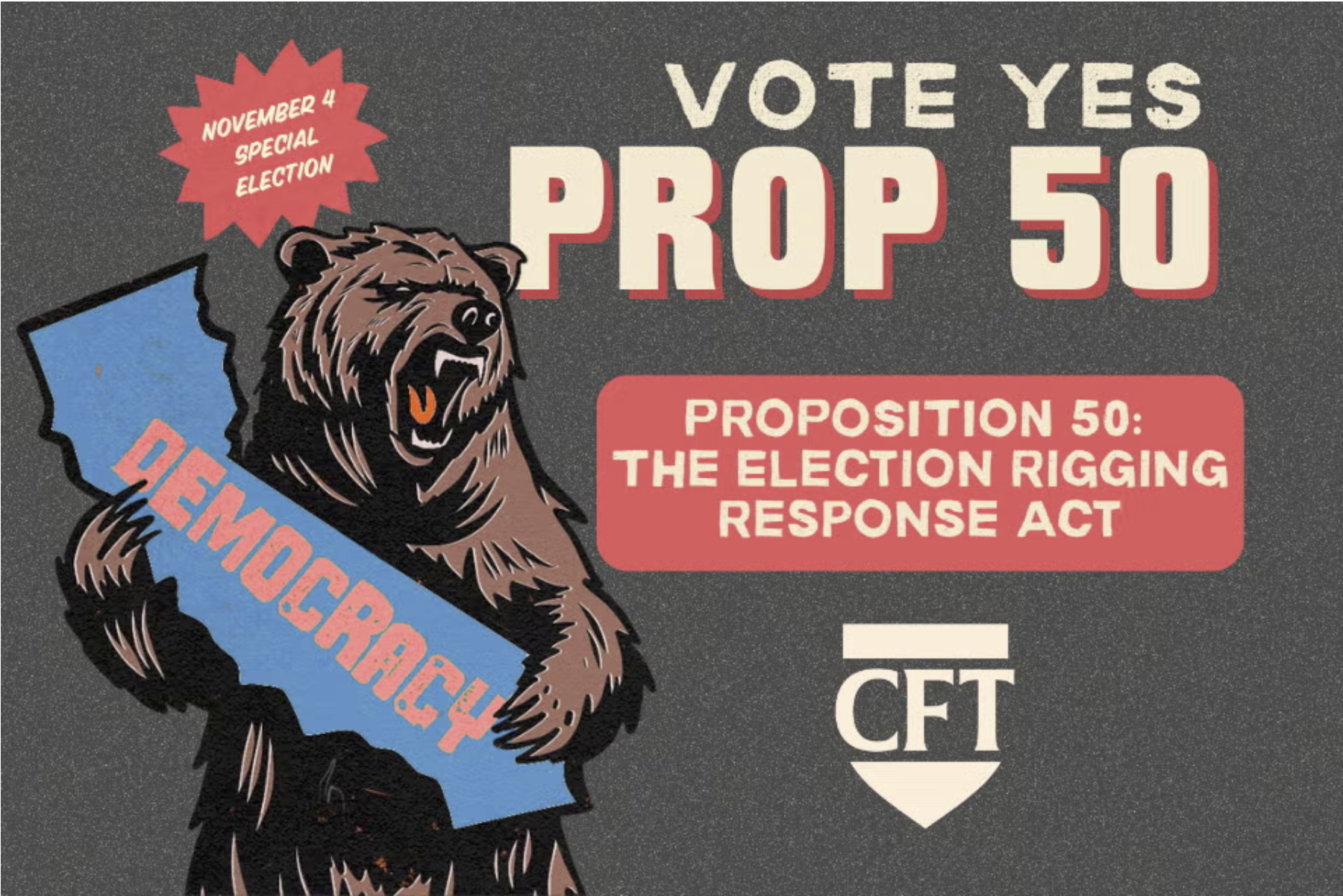 Vote yes on Prop 50